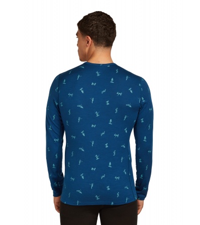 Блуза Icebreaker M's 200 Oasis LS Crewe Ski Day