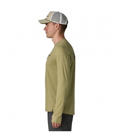 Patagonia Long-Sleeved Capilene Cool Sun Shirt - Fitz Roy Trout 40+ UPF M's