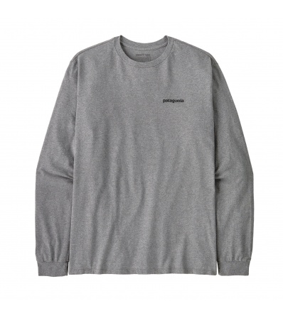 Bluse Patagonia Long-Sleeved P-6 Logo Responsibili-Tee M's