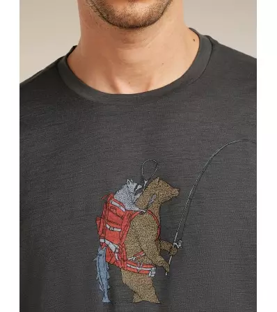Icebreaker Merino 150 Tech Lite SS Tee Bear Catch M's