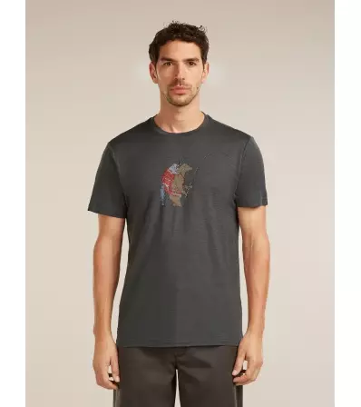 Icebreaker Merino 150 Tech Lite SS Tee Bear Catch M's